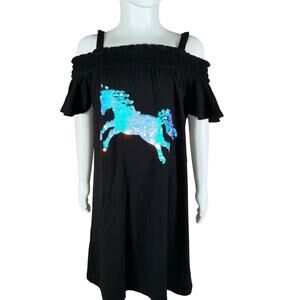 Rumi Ryder Girls Cold Shoulder Dress Small NWT